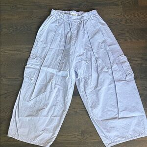 The Frankie Shop Lavender Elastic Cargo Pants